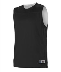 Alleson Athletic Blank Reversible Game Jersey - 2XL / Black/ Red